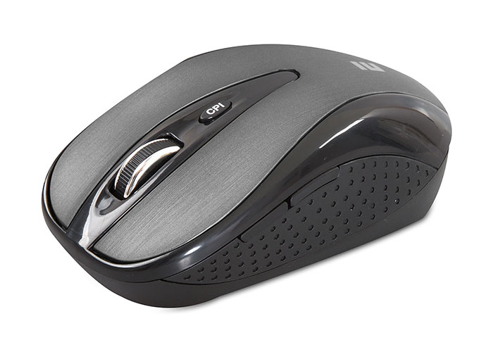 Everest CM-890G 6D Metalik Gri 1600 Dpi Alkalin Pilli Kablosuz Lüks Optik Mouse